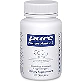 Pure Encapsulations CoQ10 60 mg | Coenzyme Q10 Supplement for Energy, Antioxidants, Brain and Cellular Health, Cognition, and Cardiovascular Support* | 120 Capsules