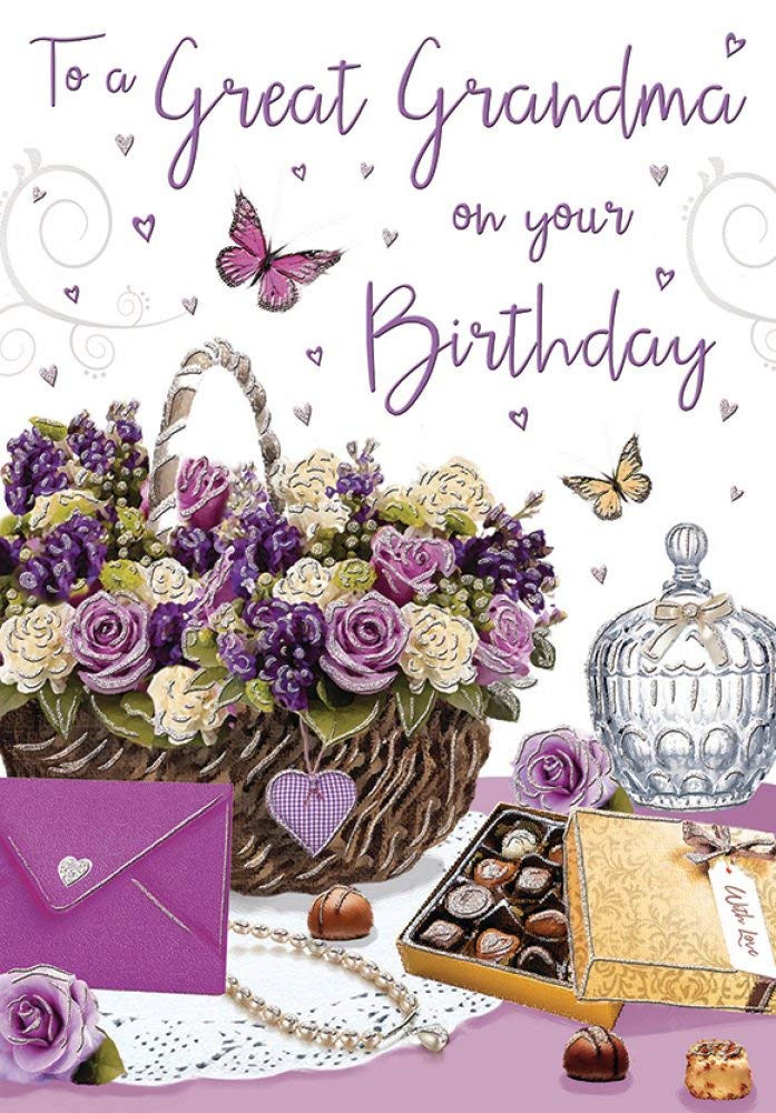 Regal Publishing Birthday Card Great Grandma - 9 x 6 inches