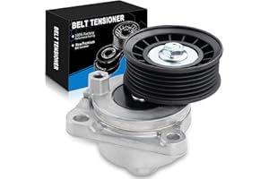 SZKAIDAG Belt Tensioner Assembly with Pulley for:-Ford Escape Focus Fusion Transit Connect for:-Mazda Tribute for:-Mercury Mariner Milan 2006-2013 2.0L 2.3L 2.5L L4 OE# 38452 6E5Q6A228BB