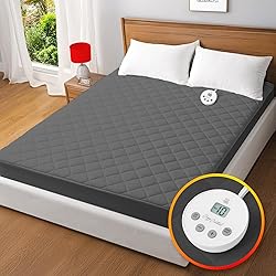 Valthie Heated Mattress Pad Twin XL Size,Electric