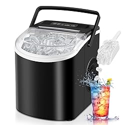 HAILANG Countertop Ice Maker, Portable Ice Machine