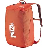 Petzl KLIFF Rock Climbing Rope Bag - Red/Orange | 36-Liter Rope Bag for Sport Climbing with Removable Tarp