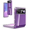 Suzii for Motorola Razr 2023 Case Clear,Moto Razr 40Phone Case,Ultra Thin Slim Fit Crystal Clear Transparent with Non-Slip Grip Lightweight Phone Cover for Moto razr 40 (Clear)