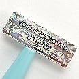 GQYHLABO Hologram Stickers with Serial Number Security Labels Warranty Void Seal Tamper evident Labels Tamper Proof Stickers for Envelopes, Box and Packaging(1.2 X 0.4 Inch,350 pcs)
