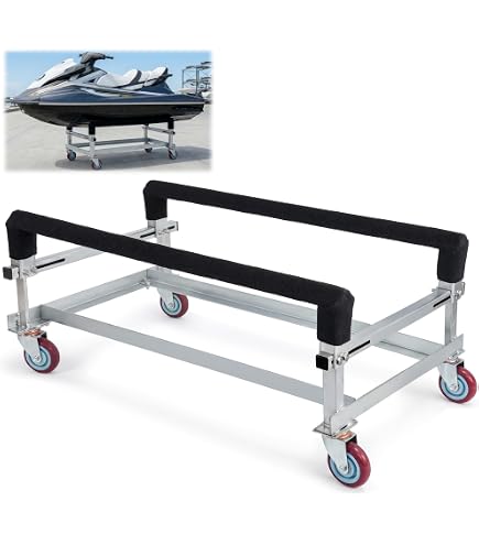 Amazon.com: ECOTRIC Watercraft PWC Dolly Boat Stand Storage Cart 