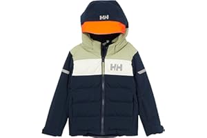 Helly-Hansen Kids Vertical Insulated Jacket - Kids Unisex Winter Coat, Waterproof, Windproof, Breathable, Warm Outerwear
