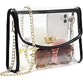 YGR Clear Bag for Stadium Approved, Transparent Crossbody Bag Shoulder Bag for Stadium Events Concert, Clear Purse for Women