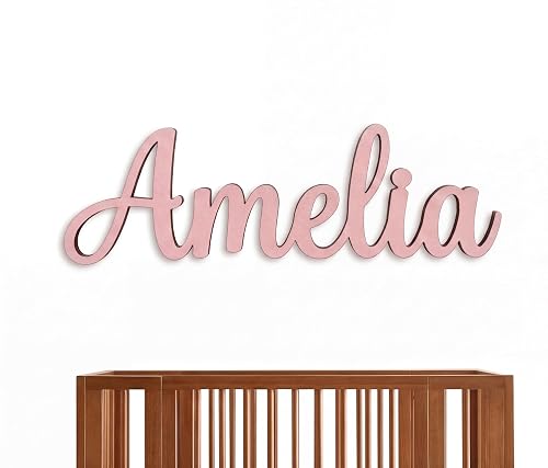 Personalized Nursery Decor - Custom Wooden Name Sign 8"- 35" WIDE - Kids Room Boho Decor - Gender Neutral For Baby Girl or Boy