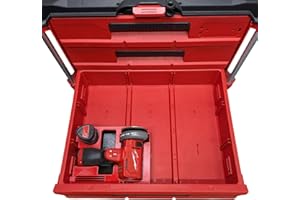 M12 Fuel Cut Off Tool Organizer Insert – Compatible with Milwaukee PACKOUT 2-Drawer, 3-Drawer & Multi-Depth – ¼ Drawer Insert