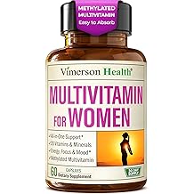 Multivitamin for Women &ndash; Methylated Womens Multivitamins &amp; Multiminerals Capsules with Vitamin B12, A, D, C, Zinc, Magnesium