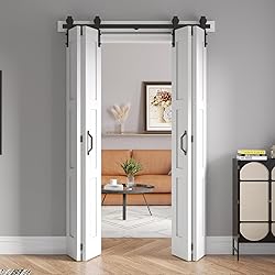 FREDBECK 48in X 84in (for 4 Doors 12x84) White Bi