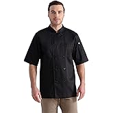 Chef Works Unisex Volnay Chef Coat | Breathable &amp; Lightweight Fabric, Easy Movement &amp; Comfortable Fit, Durable Construction &amp; Long-Lasting Wear