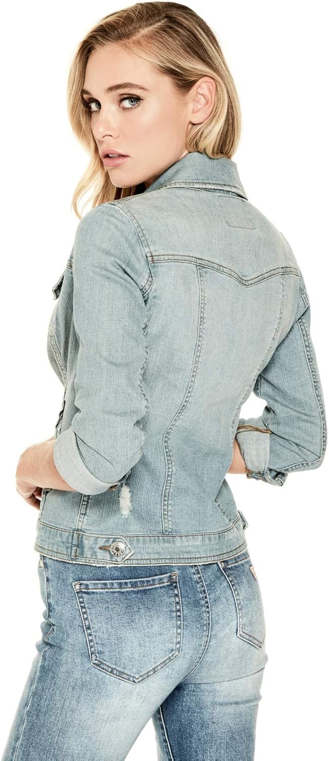 guess factory denim jacket