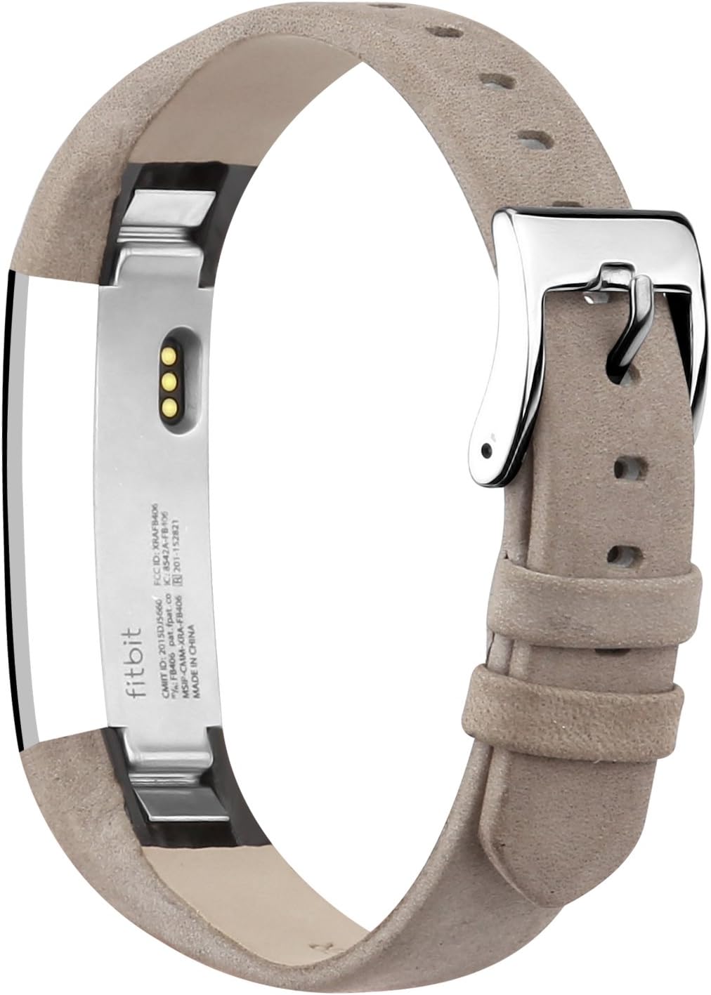Goosehill Leather Replacement Straps for Fitbit Alta and Alta HR,Adjustable Fitness Sport Wristband Unisex Straps Bands with Stainless Steel Buckle