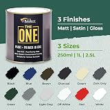 THE ONE All-In-One Paint & Primer Green Matt 1 L Multi-Surface One Coat view 6