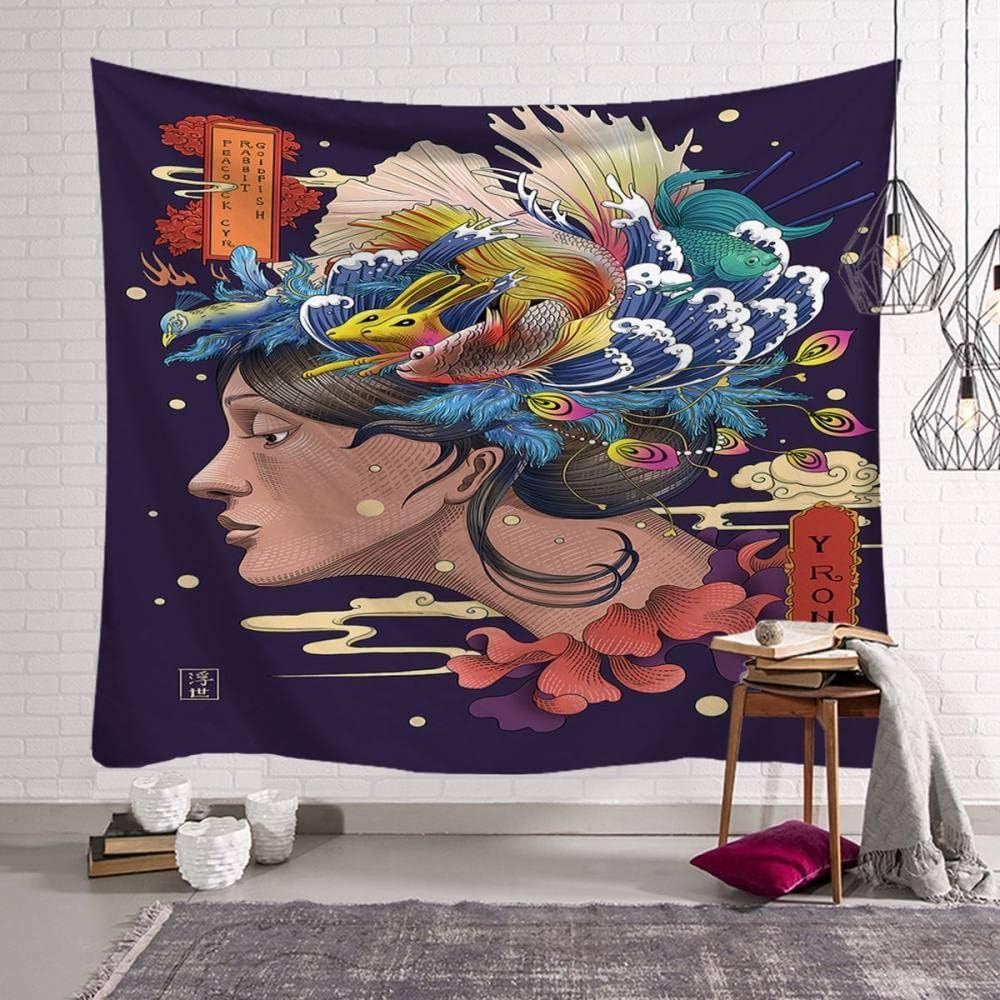 Anime-Wandteppich Pink – Kawaii-Deko Für Mädchenzimmer, 100x70 Cm