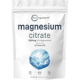 Magnesium Citrate Powder, 2lbs | Unflavored Magnesium Supplement | Relaxation and Nutrient Utilization | Easily Absorbed Formula | Non-GMO, Vegan, Gluten Free