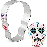 Skull Cookie Cutter Halloween Day of the Dead Día de Los Muertos Sugar Skull, 3.5