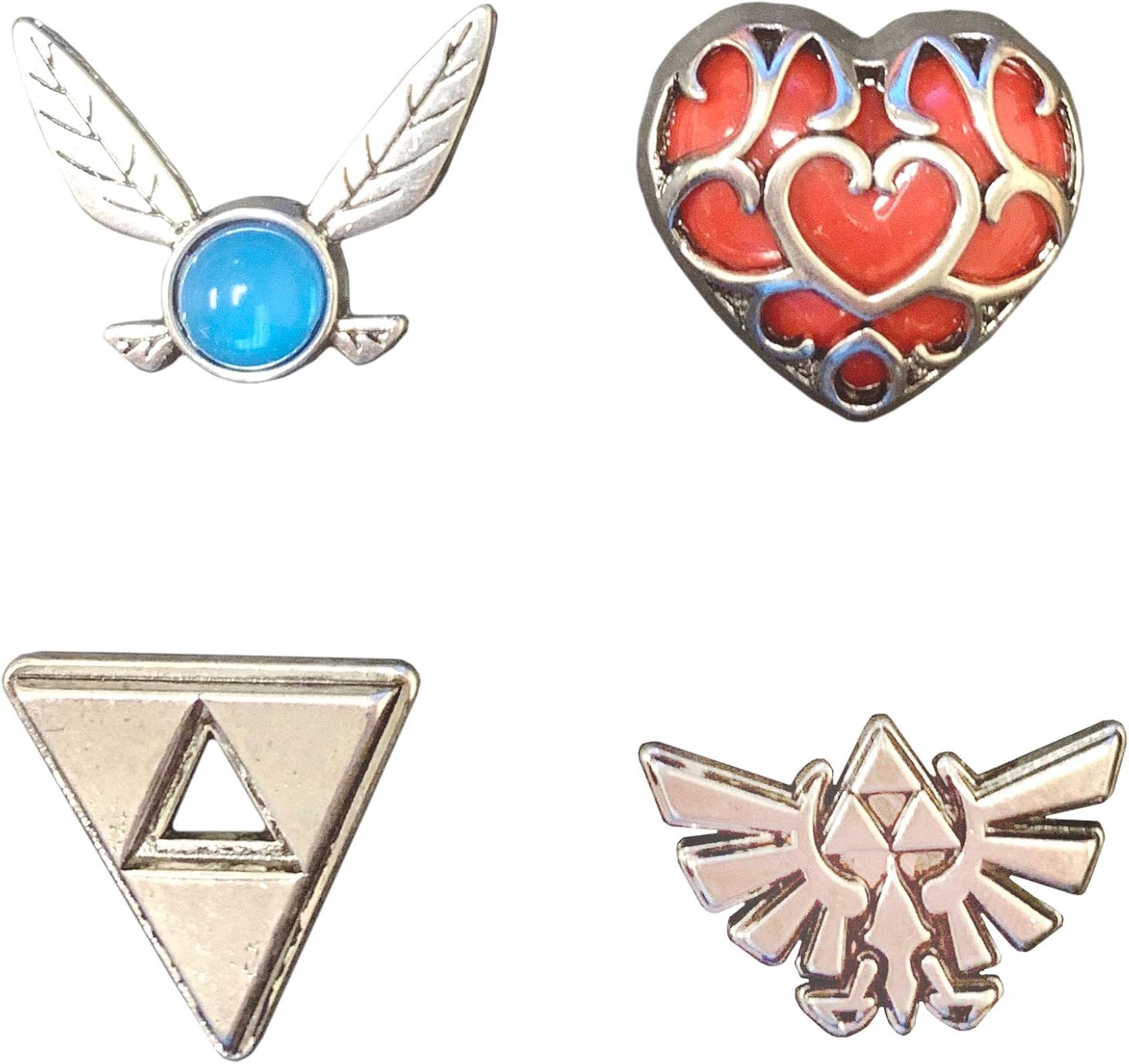 The Legend of Zelda 4 Lapel Pin Set Clothing