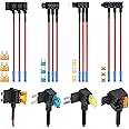 12 Pack 4 Types 12V Car Add-a-Circuit Fuse Tap Adapter,Standard Mini Micro2 and Low Profile Fuse Taps for Cars Trucks Boats