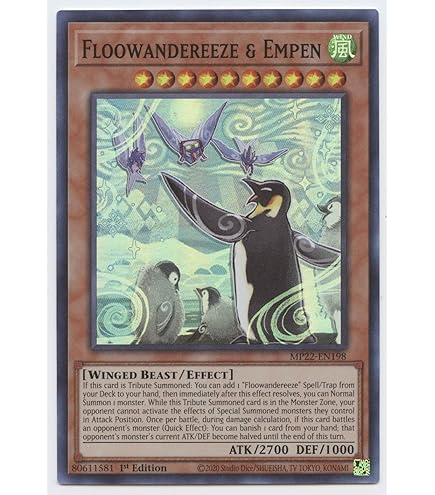 Amazon.com: Yu-Gi-Oh! Floowandereeze & Snowl - MP22-EN193 - Rare
