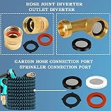 ZDBB 1000 Pcs O Ring Kit and Washers Assortment 18 Sizes Plumbing Gasket view 7