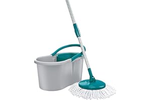 Flash Limp - Mop Giratório Fit, Balde 8 litros - MOP5010 - ABS Cinza