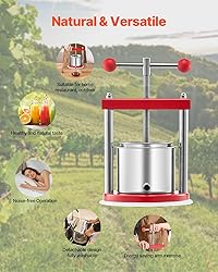 VEVOR 0.44 Gal/1.65L Fruit Wine Press, 2 Stainless