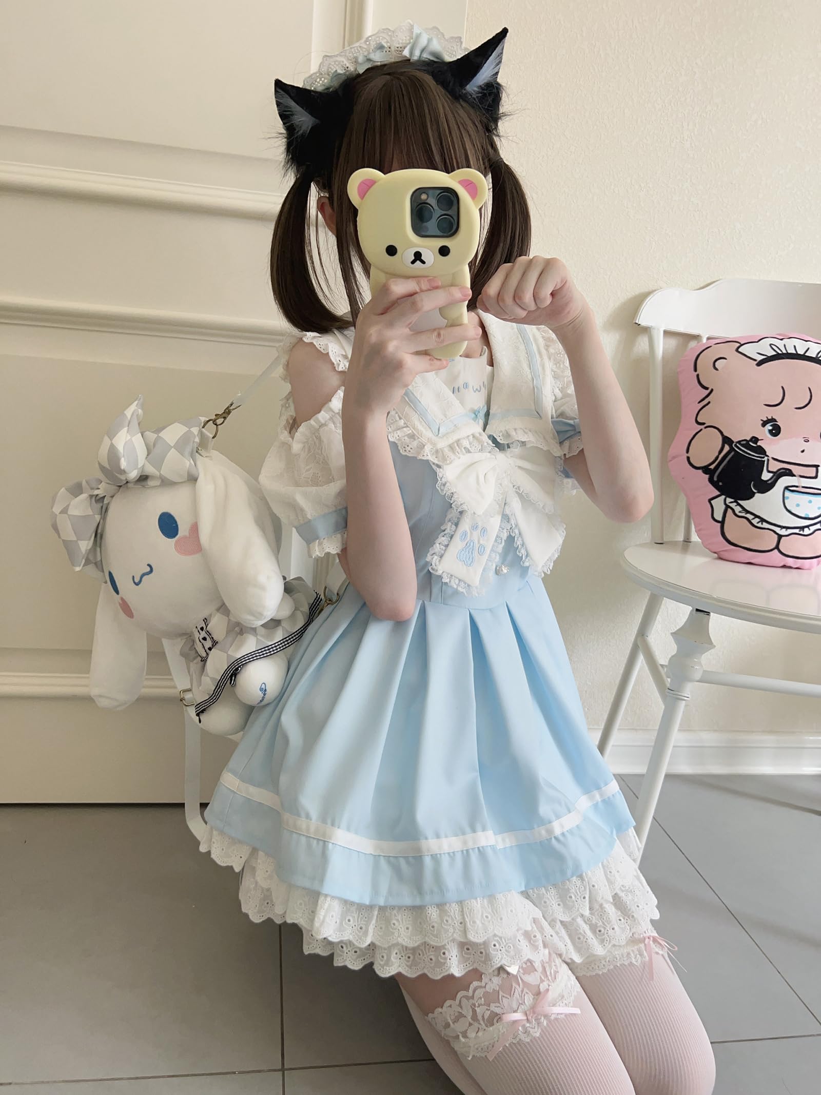 Mua [XHSUKADO] 病みかわいい ロリータ レディース ワンピース