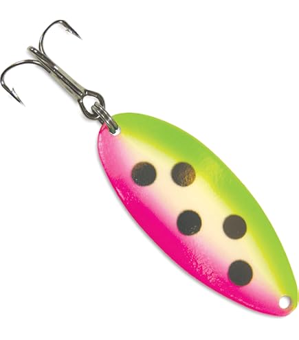 Acme Wobbler Fishing Lure, Silver/Green, 1/2-Ounce : Fishing Spoons : Sports & Outdoors