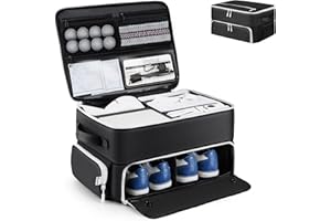 BRANTMAKER Golf Trunk Organizer, Golf Accessories for Men/Women to Storage Stuff and Gear, Cool Gifts for Golfers, Dad, Him/H