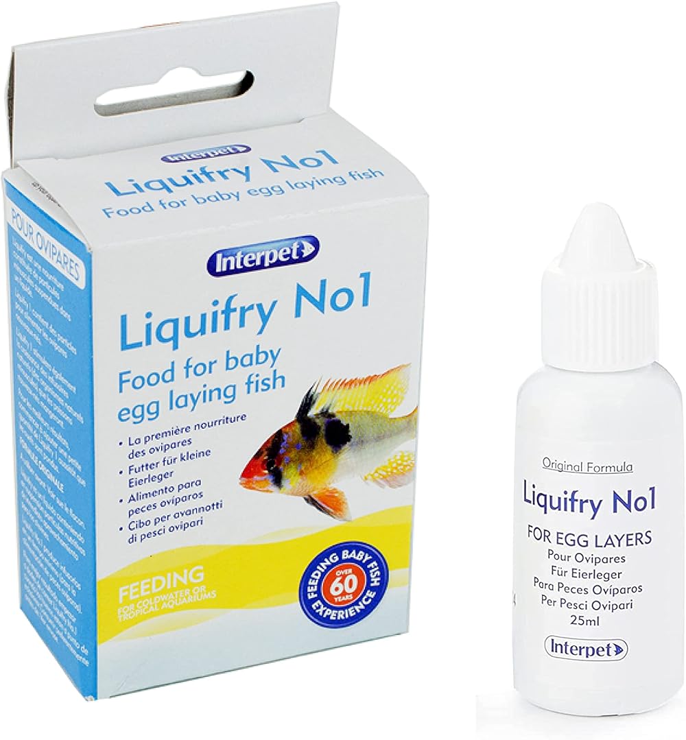 Interpet Liquifry No. 1 Safe Nutrition for Baby Fish Fry 100 ml