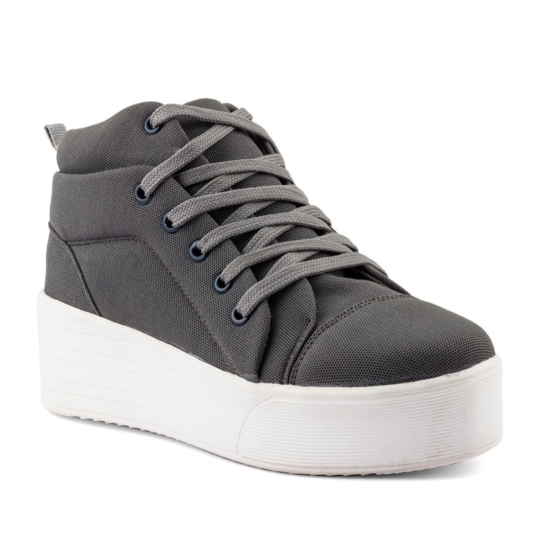 clymb women girls canvas heel sneakers