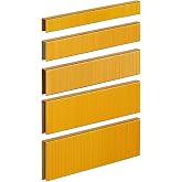 SimCos 18GA 1/4" Narrow Crown Staples 1/2",3/4",1",1-1/4",1-1/2",2000 PCS | Great for 18 GA Pneumatic or Electric Stapler or Staple Gun
