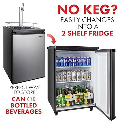 Buy Kegco Kegerator Full Size Keg Refrigerator Single Faucet D System Stainless Steel Online In Taiwan B00b8aaxlm