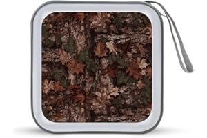 VstaDank Outfitter Tuff Camo CD Case 40 Capacity Protective DVD Cases with Zipper Portable CD Collection Bag DVD Boxes Holder