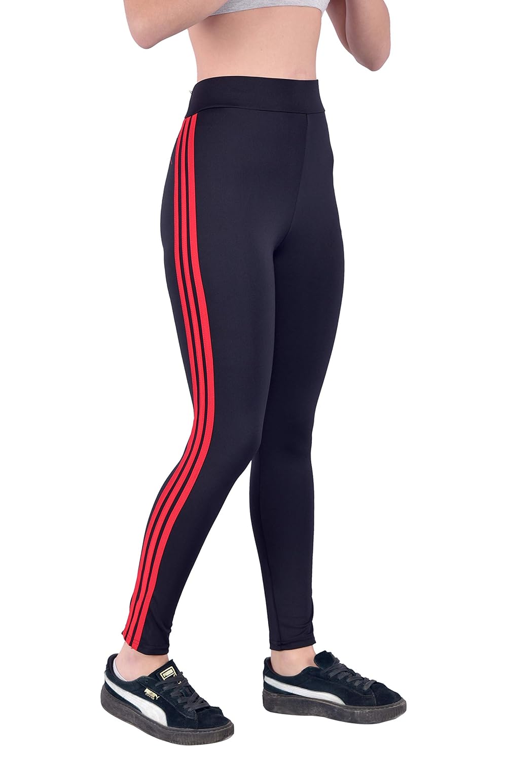 polyester and spandex yoga pants