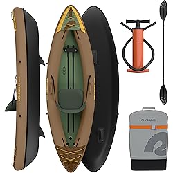 Retrospec Coaster 1 Person Inflatable Kayak, 220lb