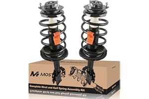 MOSTPLUS Front Complete Strut Assembly & Shock Absorber w/Coil Springs Compatible with 2004 2005 2006 Toyota Camry Solara Lexus ES330, Replace 172205 172206 (Set of 2)