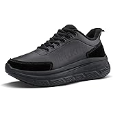 KKB Oil-Safe Grip Men's Non Slip Work Shoes Waterproof Slip-On Sneakers for Kitchen Restaurant Chefs Nurses with Arch Fit Support Orthopedic