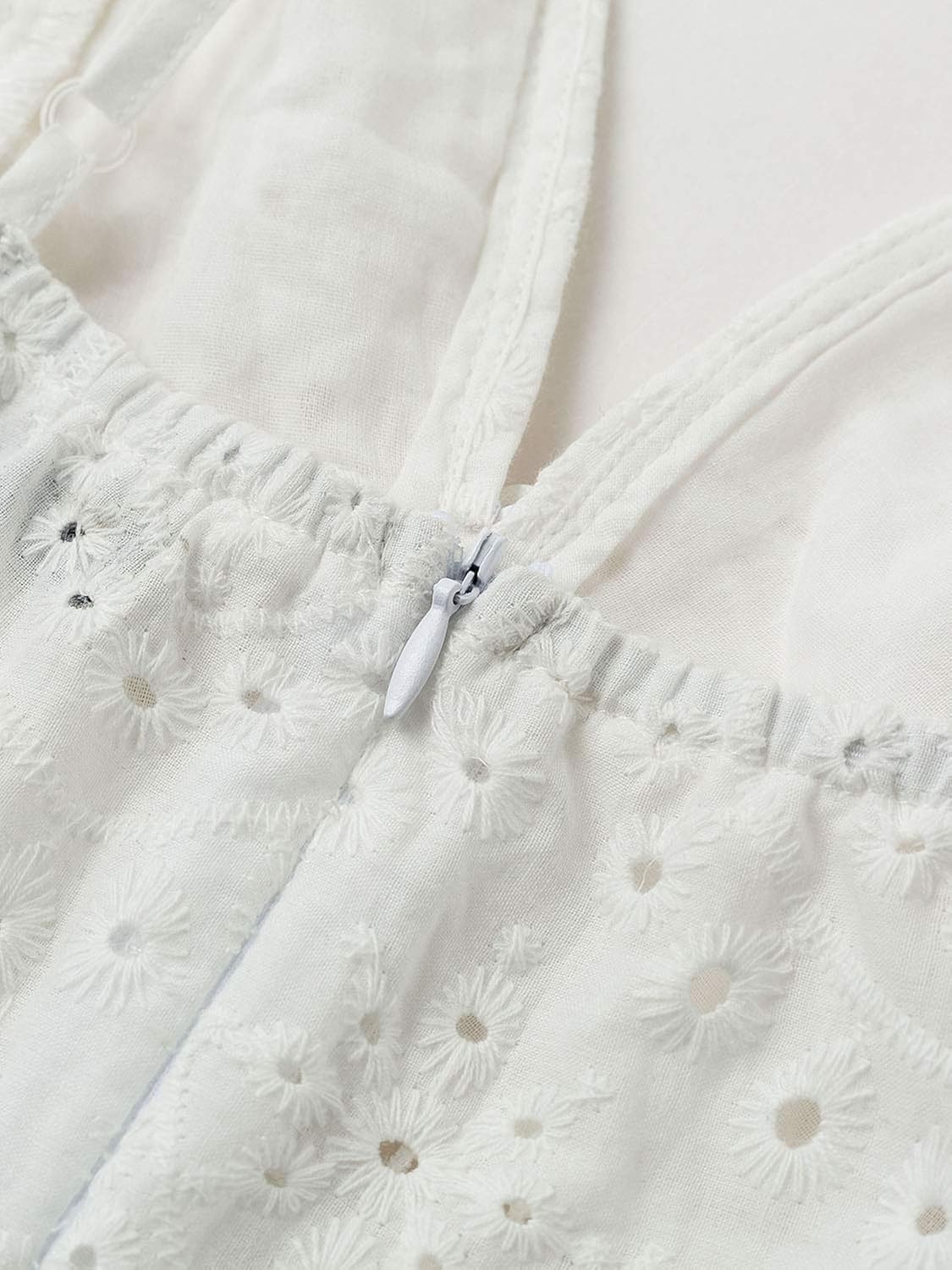 BerryGo Women's Embroidery Pearl Button Down Dress V Neck Spaghetti Strap Maxi Dress: Clothing