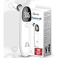 Elepho eTherm Ear & Forehead Non-Contact Thermometer Infrared & Digital Thermometers for Adults, Kids, Babies & Infants Instantly Accurately Reads Temperature Slim Design, Easy to Read Large Display.