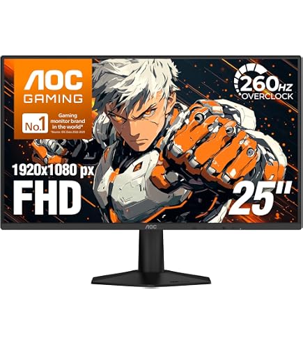 Amazon.com: AOC G2490VX Monitor para juegos clase Full HD 144Hz