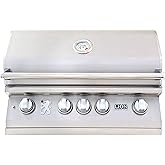 Lion L75000 32-Inch Built-in Natural Gas Grill with Rear Infrared Burner