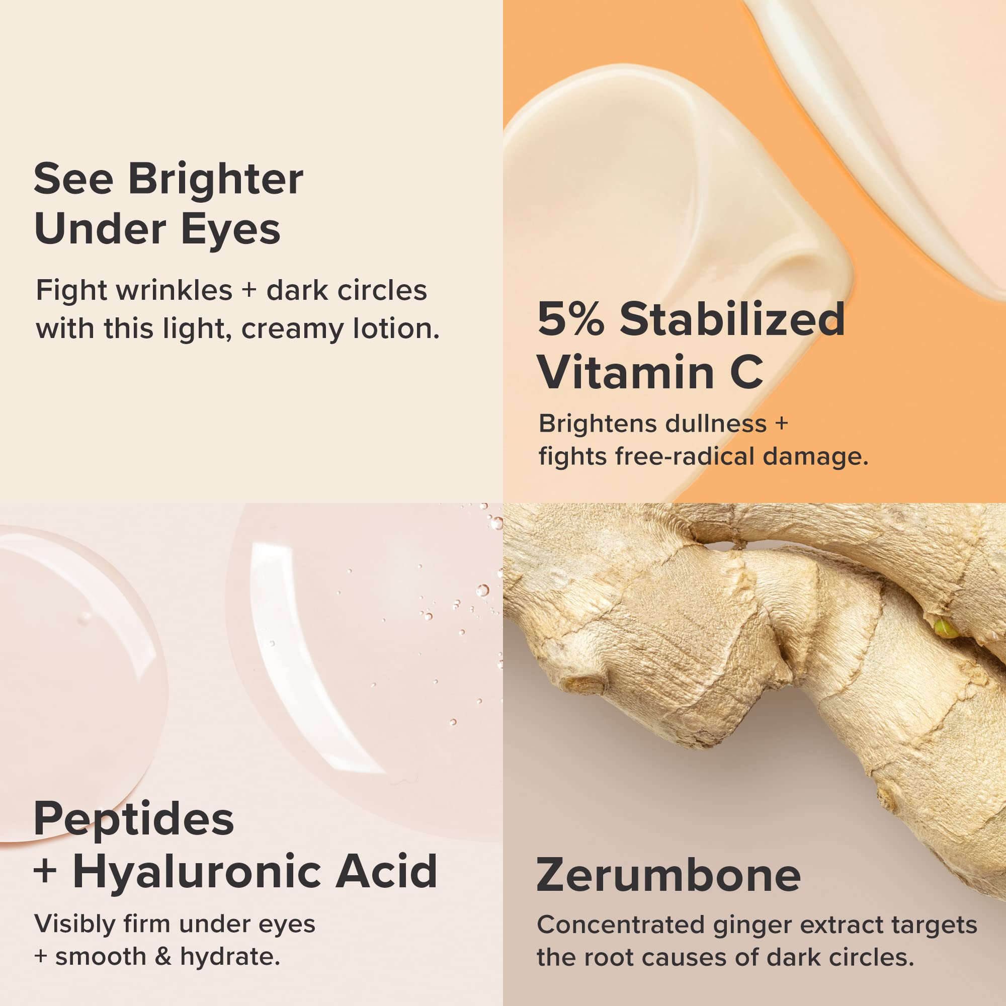 Paula's Choice C5 Super Boost Eye Cream for Dark Circles, Puffy Eyes, Fine Lines & Crow’s Feet, Eye Repair Cream with 5% Vitamin C, Hyaluronic Acid & Peptides, Fragrance Free, 0.5 fl oz