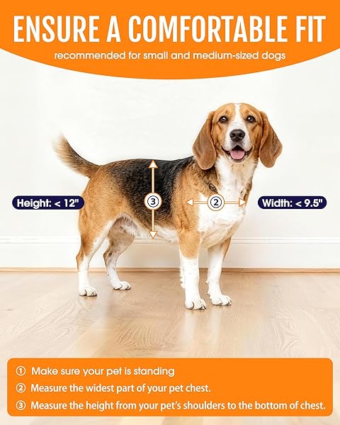 POWOOLS PET DOG DOOR FOR WALL – ROBUST STEEL PET DOOR WITH MAGNETIC TRIPLE FLAPS, 12.6″ X 10″ FLAP OPENING, ADJUSTABLE TUNNEL FOR 3.4″-6″ THICK PVC, WOOD, DRYWALL, FOR PETS UP TO 45LB, WHITE