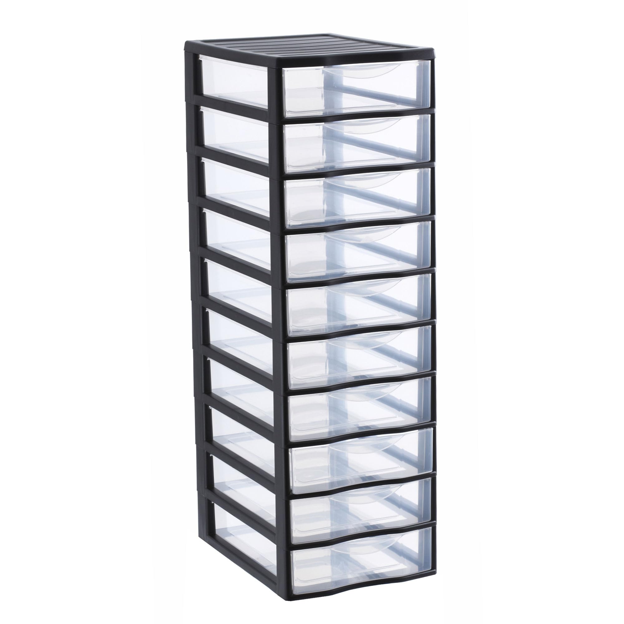 Sundis 10-Drawer DIY Storage Tower, Black — image 1