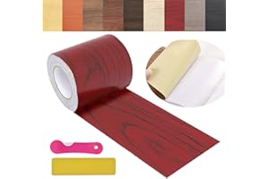 ZERNBER Wood Grain Repair Tape, 2.4 inch X 32ft Self Adhesive Wood Colored Tape for Tables, Chairs, Baseboards, Doors, Windows, Floors, Handicraft DIY.