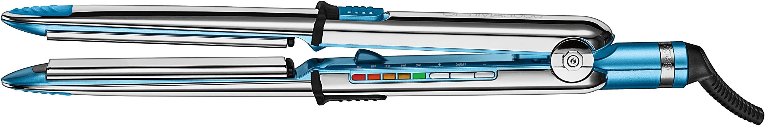 Baby Bliss Optima 3000 Hair Straightener 1.25" Nano Titanium Professional Flat Iron