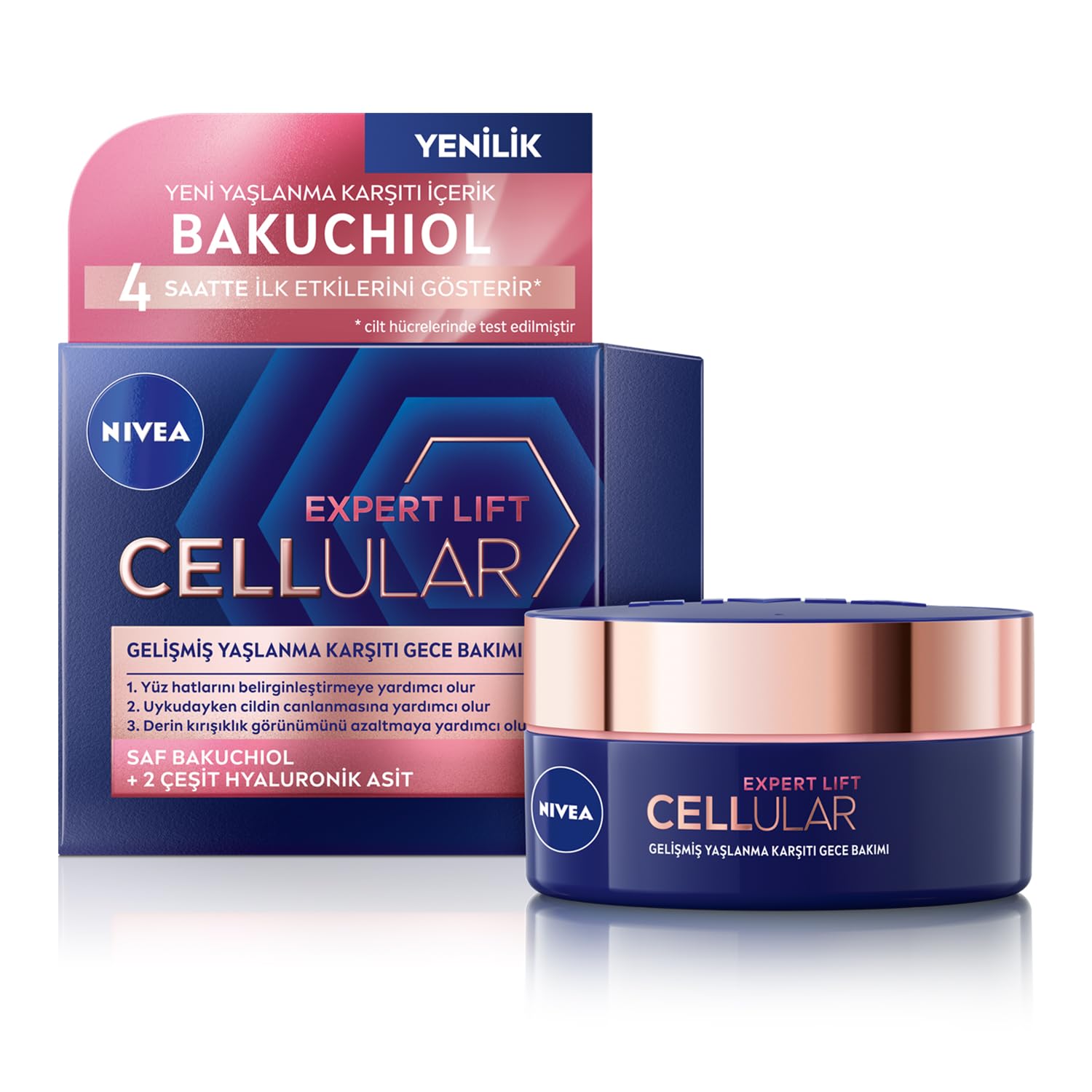 NIVEA Nivea Cellular Elasticity Night Cream 50 ml (Pack of 1)